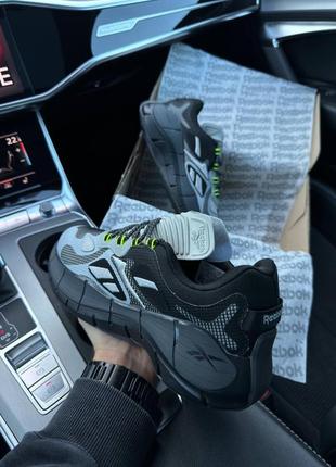 Мужские кроссовки reebok zig kinetica &lt;unk&gt; grey black6 фото