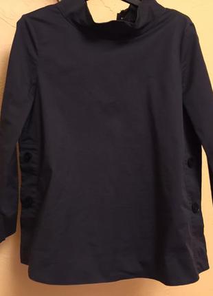 Стильна брендовий сорочка блуза з оригінальним коміром cos1 фото