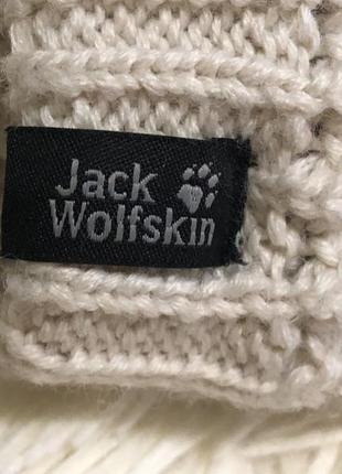 Вʼязана шапка jack wolfskin2 фото