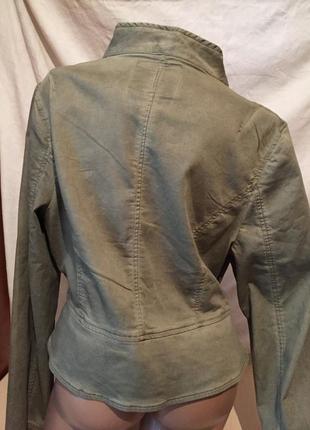 Жакет на молнии/ куртка легкая / пиджак джинсовый3 фото