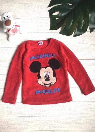 Тепла махрова кофта mickey mouse