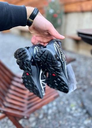 Кросівки salomon xt-6 gore-tex black lunar rock9 фото