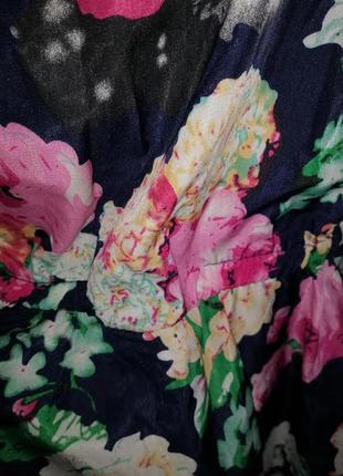 💜💜💜красивое женское короткое платье в цветочный принт liva girl💜💜💜5 фото