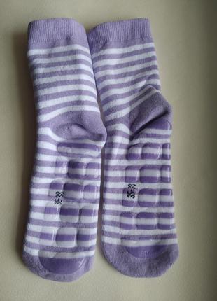 Теплі махрові шкарпетки тапочки