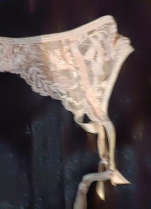 Шикарний романтичний мереживний сексуальний пояс для панчіх, підв'язки