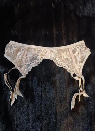 Шикарний романтичний мереживний сексуальний пояс для панчіх, підв'язки