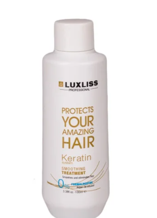 Кератин для волос luxliss smoothing treatment free formaldehyde 100 мл1 фото