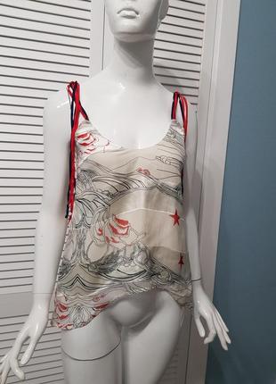 Шелковая блуза майка от премиум бренда sass &amp; bide1 фото