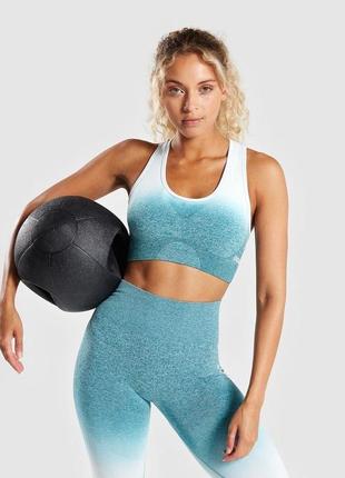 Спортивный топ gymshark ombré seamless1 фото