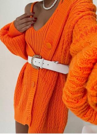 Двойная костюм майка и кардиган туречки 🇹🇷