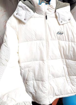 Пуховик мужской белый sergio tacchini