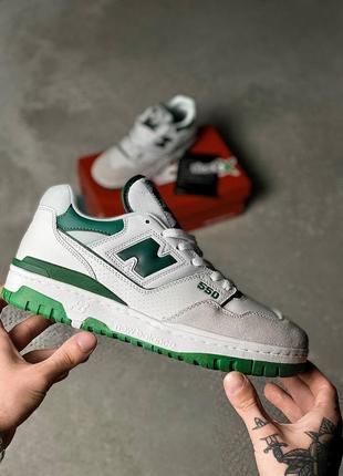 New balance 550 white green