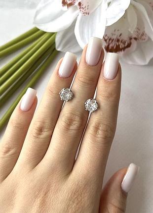 Серебряные серьги