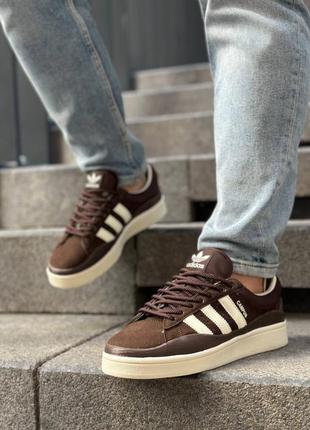 Кроссовки adidas campus bad bunny brown7 фото