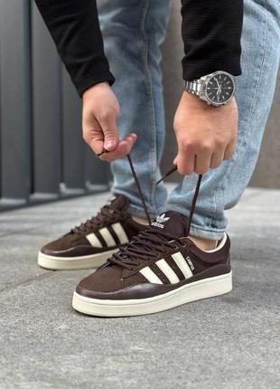 Кросівки adidas campus bad bunny brown6 фото