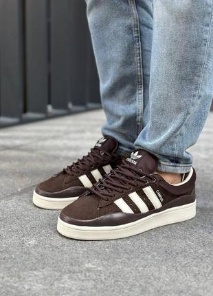 Кросівки adidas campus bad bunny brown3 фото