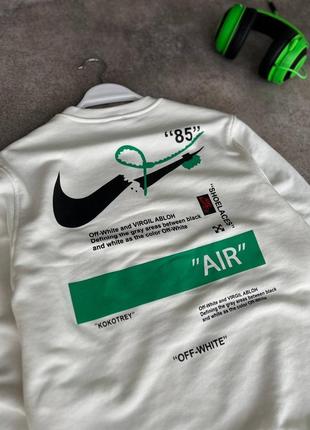 Чоловіча кофта nike x off-white color white.4 фото