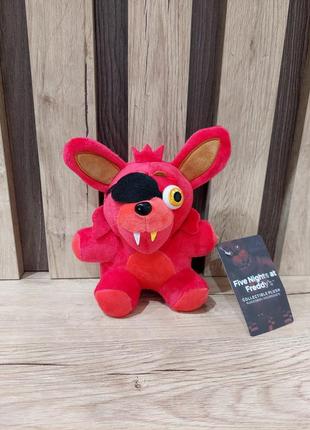 Фнаф м‘яка іграшка фоксі foxy  п'ять ночей з фредді аніматроніки fnaf