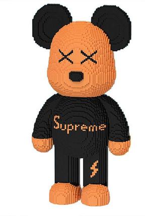 Конструктор magic blocks у формі ведмедика bearbrick "supreme"
