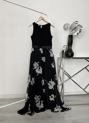 Платье макси в цветочный принт bodyflirt boutique