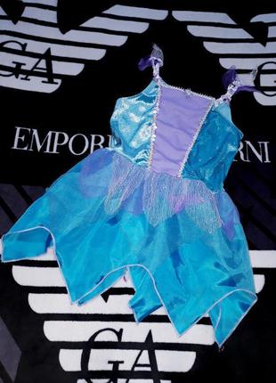 Платье костюм принцесса цветов фея бабочка утренник новый год1 фото