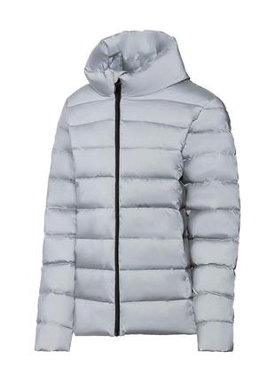 Куртка демисезонная светоотражающая для женщины crivit 379016 m серый