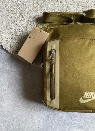 Nike elemental premium оригінал нова чоловіча сумка через плече месенджер барсетка найк хакі2 фото