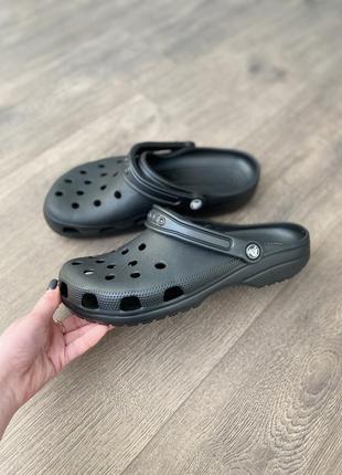 Кроксы оригинал crocs черные 37-46 m5w7 / m6w8 / m7w9 / m8w10 / m10w12 / m11