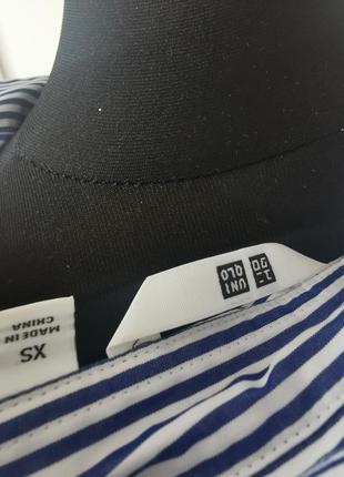 Сукня рубашка у смужку uniqlo xs4 фото