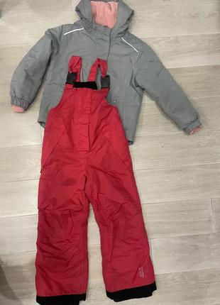 Лыжная зимняя курточка и штаны lupilu p.110/1162 фото