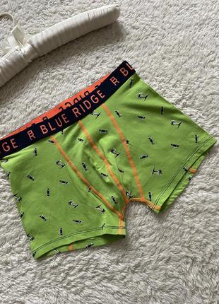 Коттоновые боксеры на подростка blue ridge белье