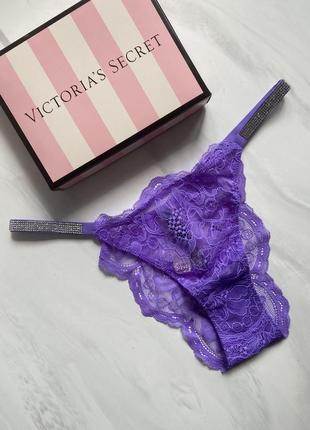 Розпродаж🔥 трусики з камінцями вікторія сікрет оригінал victoria’s secret труси