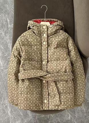 Женская куртка пуховик coach