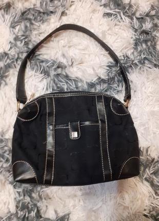 Liz claiborne сумочка шкірозамінник. текстиль