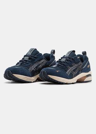 Мужские замшевые кроссовки asics gel-1090v2