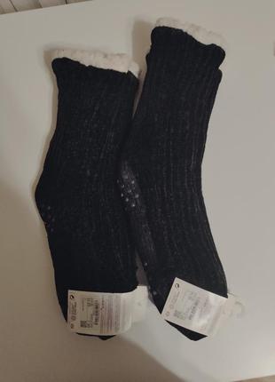 Теплые носки на меху, тапочки на меху 36-41 c&a нижняя