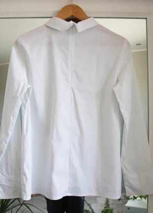 Белая рубашка/блуза (в составе хлопок)2 фото