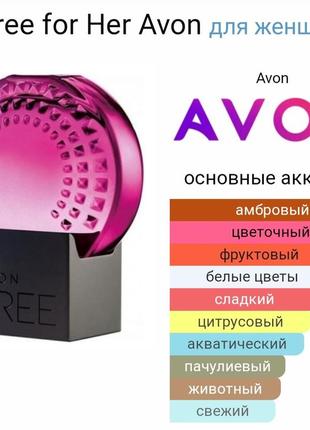 Парфюмированная вода free for her avon 50 ml2 фото