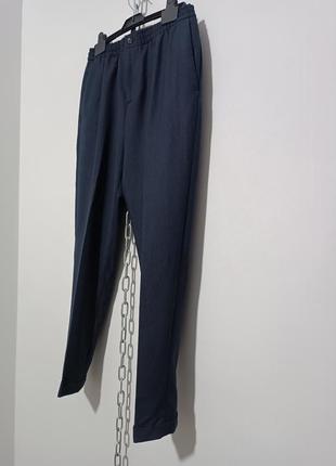 Комфортные структурные костюмные брюки 55% шерсть zara, 180/80 cm5 фото