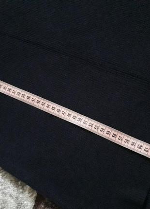 Лакшери итальянский свитер нарядный шерсть меринос и альпака черно синий luisa cerano4 фото