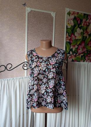 Красивая блузка в цветы с замочком cameo rose.