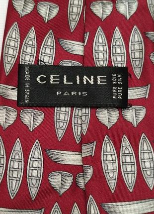 Celine шелковый галстук /9151/2 фото