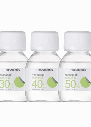 Mesoestetic mandelic peel am 50% миндальный пилинг 50%+нейтрализатор. разлив 10ml+10ml2 фото