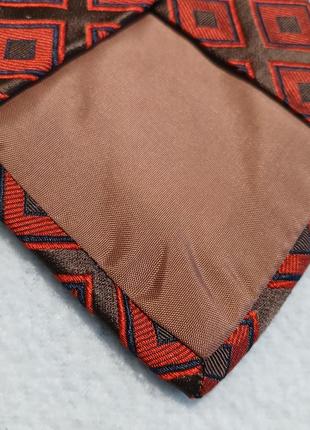Качественный стильный брендовый галстук made in italy 🇮🇹  100% silk5 фото