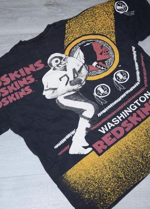 Вінтажна футболка футбольної команди washington redskins (регбі)6 фото