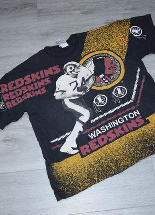 Винтажная футболка футбольной команды washington redskins (регби)