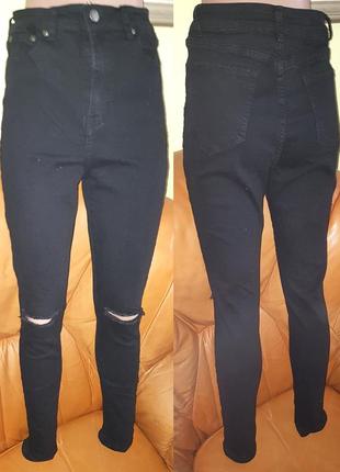 Оригинальные черные джинсы in the style р12-40 новые бирки1 фото