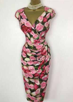 Розпродаж плаття phase eight міді asos з квітковим принтом9 фото