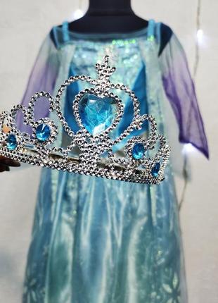 Карнавальне новорічне плаття принцеси ельзи фроузен frozen ельза крижане серце холодное сердце эльза