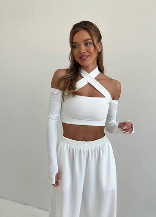 Топ кроптоп кофтинка